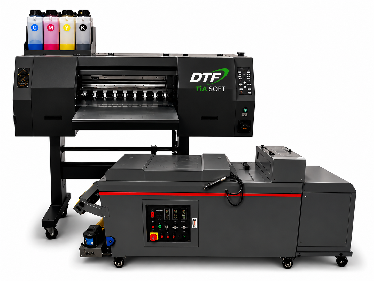 Tam otomatik DTF baskı makinesi 4 adet i3200 kafa