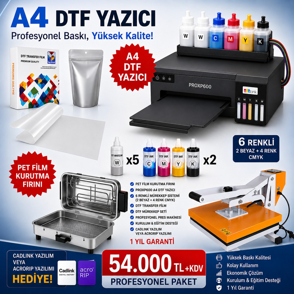 A4 DTF yazıcı