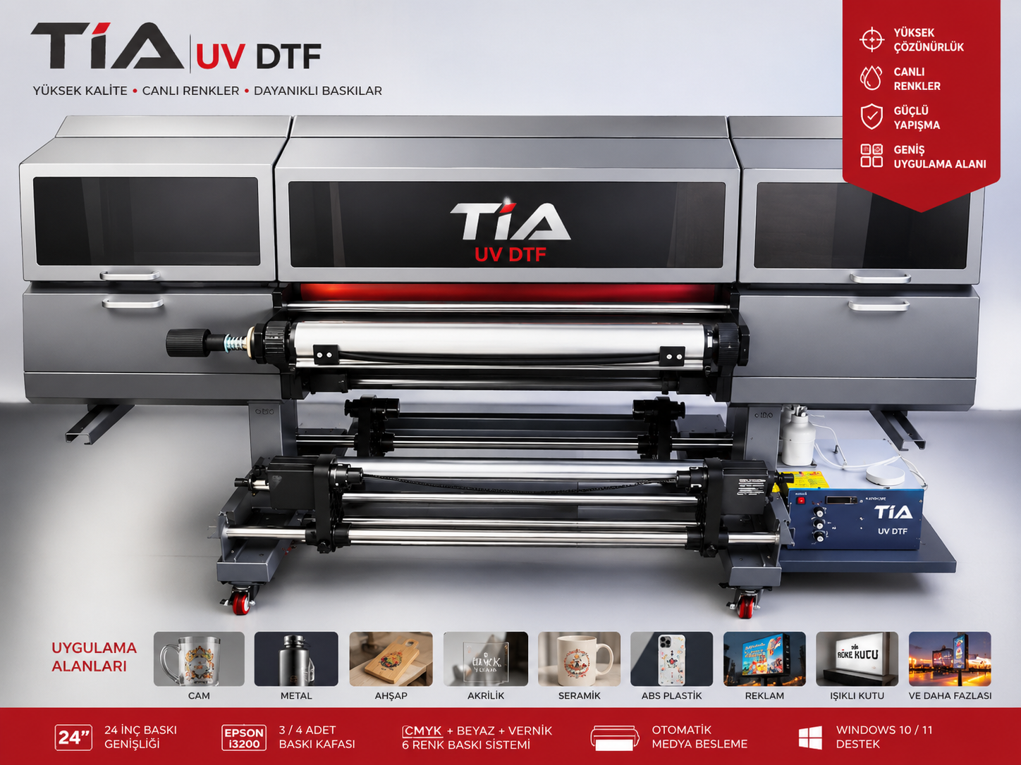 Türkiye geneli DTF teknik servis ve sarf malzeme desteği
